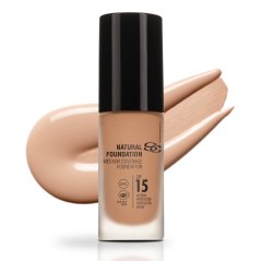 Salerm Beauty Line Natural Foundation stredne krycí make-up F10 30 ml