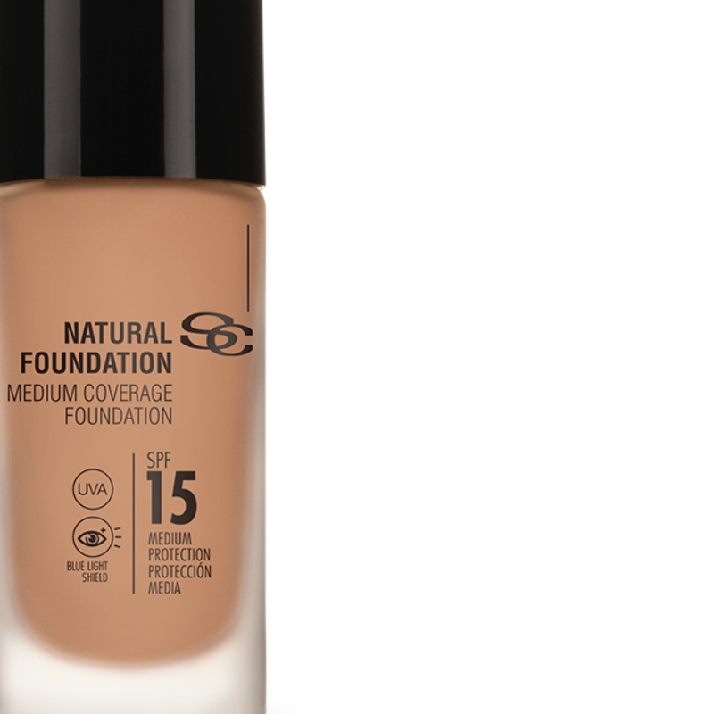 Salerm Beauty Line Natural Foundation stredne krycí make-up F10 30 ml