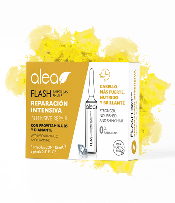 Alea Flash ampulky pre okamžitú obnovu vlasov 3 x 15 ml
