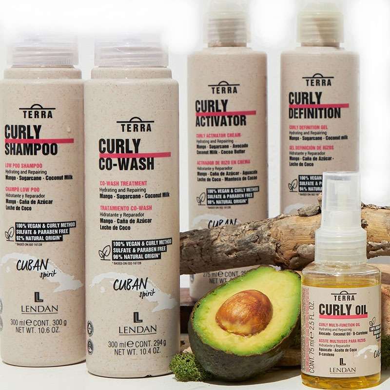 Lendan Terra Curly šampón na vlnité vlasy 1000 ml
