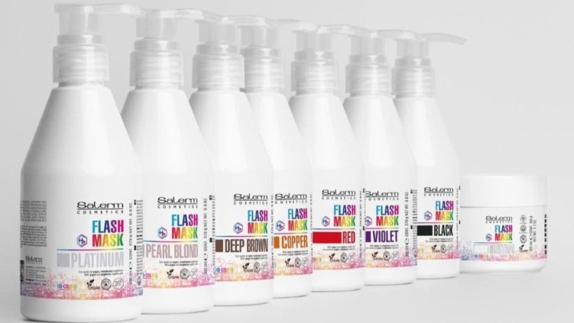 Salerm Flash Mask farbiaca maska RED 60 ml