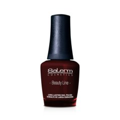 Salerm Beauty Line Vegan lak na nechty 27 Black Red 15 ml