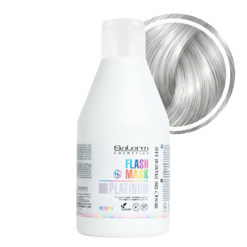 Salerm Flash Mask farbiaca maska PLATINOVÁ 300 ml