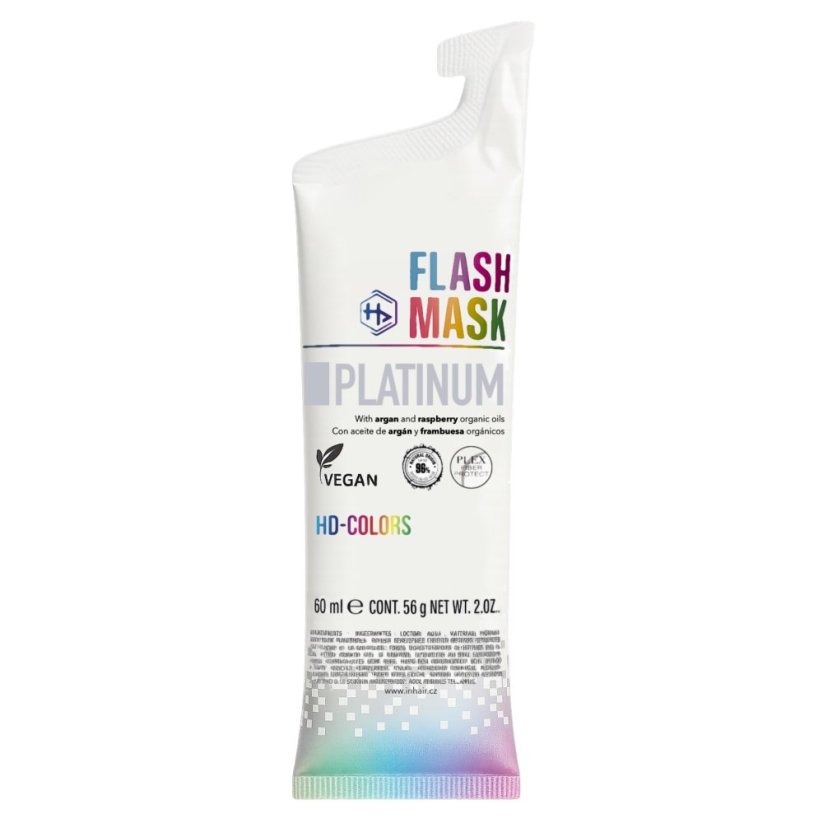 Salerm Flash Mask farbiaca maska PLATINOVÁ 60 ml