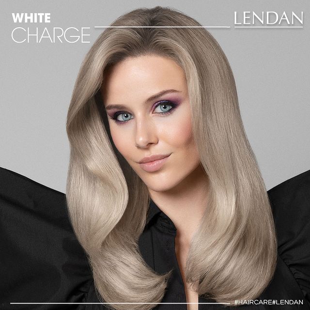 Lendan White Charge tónujúci šampón pre blond vlasy 300 ml
