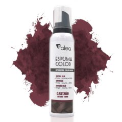 Alea Espuma Color farebná tužiaca pena na vlasy HNEDÁ 150 ml