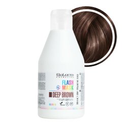 Salerm Flash Mask farbiaca maska DEEP BROWN 300 ml